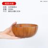 Macarrão de Madeira Estilo Japonês com Bacia de Madeira Bacia de Madeira Doméstica Tigela de Bambu Espessada para Cozinhar Tigela de Madeira Grande para Salada Tigela para Misturar