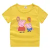 Ropa Infantil Cerdo Nuevo Camiseta de Verano de Manga Corta para Niños Niñas Camiseta Básica de Algodón Camiseta de Media Manga para Bebé Top Infantil
