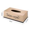 Caja de Pañuelos Hogar Sala de Estar Caja de Almacenamiento de Pañuelos Caja de Pañuelos de Hotel Logotipo Imprimible Hotel Comercial Caja de Pañuelos de Papel Cuadrada
