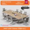 Mobiliario de Oficina Mesa de Conferencias Mesa Larga Mesa Moderna Simple de Tamaño Mesa de Negociación Mesa de Entrenamiento de Negociación Mesa Larga Rectangular y Silla