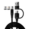 Cable de datos magnético carga rápida tipo-c tapón antipolvo adecuado para teléfonos móviles Apple 17 y Huawei 60w cable de carga magnético