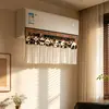 Cortina Protectora de Viento para Aire Acondicionado de Dibujos Animados Modelo Nuevo 2026 Evita el Flujo Directo de Aire Frío, No es Necesario Quitar al Encender, Cortina de Gasa Universal Montada en Pared con Cinta Mágica