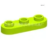 [Pedido Mínimo de 50g] Bloques de Construcción Domésticos Transfronterizos Moc Compatibles con Bloques de Construcción de Alto Pedido 77850 Placa de Bloque 1X3 Esquina Redondeada con Agujero