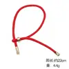 Novo Pulseira da Sorte DIY Simples para Casal Fio Vermelho Fecho Ajustável Fio Milanesa Personalizado Design Exquisito com Contas