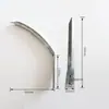 Puntas de Valla de Aleación de Aluminio Color Gunmetal, Puntas de Barandilla de Acero Zincado, Accesorios para Puertas de Valla de Jardín, Decoración Artística Plana de Hierro Fundido