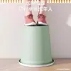 Papelera Doméstica Engrosada Alto Aspecto Papelera con Anillo de Presión de Viento Papelera de Plástico para Cocina Baño Papelera para Papel Venta al por Mayor