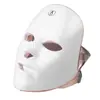 Producto de gran venta transfronteriza: Mascarilla Facial Led Recargable de Siete Colores Dispositivo de Belleza, Espectrómetro de Cuidado Facial de Uso Doméstico