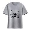 Nueva camiseta de One Piece Anime bidimensional para hombre y mujer, camiseta de verano de algodón de manga corta con la bandera de calavera pirata de Luffy Solon