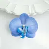 Orquídea Phalaenopsis Flor Cabeza Ramillete Flor de Regalo Pasador de Flor Cabeza de Flor Flor Artificial DIY