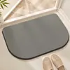 Tapete Absorbente de Barro Diatómico Tapete de Piso para Inodoro Tapete de Pie Antideslizante para Puerta de Baño Alfombra de Inodoro de Secado Rápido Tapete de Inodoro
