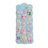 Pegatinas blandas y lindas de animales para aliviar el estrés, adorables pegatinas de burbujas 3D de conejito, recompensas para niños y niñas