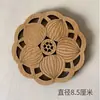 Porta-copos de Bambu Oco Espessado Tapete de Chá Isolamento Térmico Anti-queimadura Suporte para Xícara de Chá Tapete de Chá Kung Fu Suporte para Copo Antiderrapante