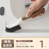 Cepillo de mano para ranuras para limpiar baño, lavabo, esquinas de pared, azulejos, pisos, ventanas y estufas sin dejar ninguna esquina sin limpiar