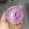 Cuerda de cáñamo gruesa y fina, tejida a mano, rejillas tejidas, material para decoración de pared de fotos, cordón anudado, estilo retro creativo