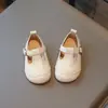 Zapatos de Bebé para Primavera y Verano Niñas Elegantes Zapatos Pequeños de Cuero Mary Jane Zapatos de Princesa Niños Pequeños Caminando Zapatos Individuales Suela Suave Zapatos de Bebé