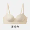 Sutiã com Sensação de Pele Nua para Seios Pequenos com Efeito Push-Up Feminino de Espessura Média na Taça Respirável Sem Costura Suporte Macio Anti-Queda Faz os Seios Parecerem Maiores Conjunto de Sutiã Sexy