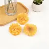 Cabezas de Flores Artificiales de Hortensia y Crisantemo para Manualidades Corona Hecha a Mano Accesorios para Tocados Pasadores Gorra de Graduación Decoración del Hogar Flores Falsas