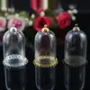 Colgantes de Tapa de Vidrio al por Mayor Accesorios de Colgante de Collar Creativos Hechos a Mano para Bricolaje Cubierta de Vidrio Cilíndrica Adornos Colgantes de Botella de Vidrio
