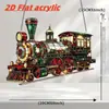 Nuevos Adornos Acrílicos Decoración Navideña para el Hogar Serie 2025 Disco Redondo Decoraciones de Nochebuena Artículos Navideños Transfronterizos