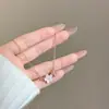 Nuevo Diseño Versátil Collar de Nicho con Cuentas de Mariposa, Hermoso, Exquisito, Único y de Alta Gama Collar Apilado con Borlas