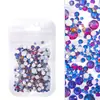 Venta al por mayor transfronteriza ss4-ss30 regla mixta comercio internacional diamante de color rhinestone 1000 uña DIY teléfono móvil fondo plano Rhinestone