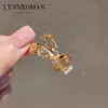 Grampo de coelho de cristal de alta qualidade estilo coreano clipe para franja clipe de menina famoso na internet acessório de cabelo clipe de sapo lateral
