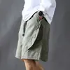 Shorts casuales de trabajo de verano para hombre, marca de moda estilo ins, shorts de verano para hombre de secado rápido y corte holgado