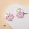 Decorações Exclusivas para Nail Art de Retratos Mini Desenho Ursinho Fofo Fresco Laço Coelho Pequenos Acessórios de Resina
