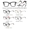 Óculos de Sol Femininos Cat Eye Transfronteiriços Sul-Americanos com Lentes Planas Moda Nova Bloqueio de Luz Azul Armação TR Armação Completa para Óculos