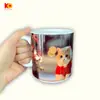 Atacado de Fábrica Caneca Cerâmica Transferência de Calor Exportação Transfronteiriça Caneca Cerâmica Transferência de Calor