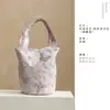 Bolsa de almacenamiento cilíndrica de tela para juego de té, bolsa para juego de té de viaje al aire libre, bolsa de almacenamiento para juego de té de una tetera y tres tazas