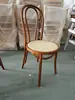 Silla de Comedor de Madera Maciza Nórdica Sin Reposabrazos Silla con Respaldo de Mueble Creativo Silla Individual Casual de Ratán