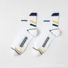 Calcetines de Estudiante para Hombre, Otoño e Invierno, Algodón Puro, Resistentes al Olor, para Estudiantes de Secundaria y Niños Mayores, Calcetines para Correr, Deportes, Baloncesto, Estilo Moderno de Caña Media para Hombre