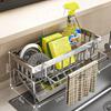 Fornecimento de fábrica Utensílios de cozinha Dreno Cesta doméstica Multifuncional Rack de drenagem Multi-camada Rack Cross-border Cesta de filtro de água