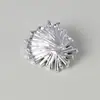 Suministro de botones de plástico irregulares y de moda para trajes, cárdigans y prendas cosidas a mano; Botones decorativos electroplateados DIY
