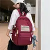 Mochilas Escolares para Alunos do Ensino Fundamental e Médio, Bolsas Simples de Viagem para o Inverno, Mochilas de Grande Capacidade Estilo Roupa de Trabalho, Estilo Campus Redutor de Peso