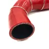 Atacado personalizado tubo de conexão de silicone intercooler de carro resistente a alta temperatura mangueira de silicone colorida braçadeira de tubo de óleo tubo