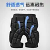 Equipo de protección para patineta, equipo de protección para patines, protectores de cadera para esquí, protectores de glúteos para adultos y niños, rodilleras y cojines para asiento anti-caídas para patinaje y patineta