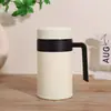 Caneca com cabo de pintura flocos de gelo personalizada, caneca de água executiva, caneca de escritório de presente de luxo, xícara de chá, caneca térmica de aço inoxidável 316