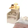 Mesita de Noche 2025 Más Vendido Hogar Dormitorio Pequeño Gabinete de Almacenamiento Estilo Escandinavo Simple Gabinete Estrecho Gabinete de Almacenamiento para Mesita de Noche de Dormitorio