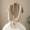 Fornecimento Direto da Fábrica Atacado Cachecol Triângulo 100% Caxemira Cachecol de Tricô Franjas Fino Quente Xale Roupa de Fora