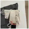 Bolsa Transversal Rivet para Celular Feminina 2026 Nova Tendência Moda Verão Exquisite Bolsa de Ombro para Trabalho e Deslocamento Bolsa Feminina