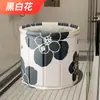 Bañera Portátil Doméstica Sin Instalación, Aislamiento de Algodón Grueso Multicapa Grande, Bañera Plegable Específica para Adultos