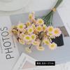 Flor Artificial Buquê Pequeno de Margaridas Flor Falsa Acabada Exportação Casamento Casa DIY Flor Decorativa Buquê de Camomila Atacado