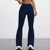 Pantalones de Yoga de Tiro Alto, Ajustados, de Tacto Desnudo, de Pierna Ancha, Levanta Glúteos, Elásticos, de Secado Rápido, Pantalones Deportivos Rectos Largos, de Gran Venta, en Stock