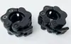 Tuerca de Doble Seguridad para Mancuernas No se Afloja Barra de Mancuernas Acero Hexagonal Antideslizante 2.5cm 5.0cm Accesorios para Barra de Mancuernas