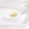 Anillo Vintage Europeo y Americano de Espiga de Trigo Dedo Índice Estrella de Ocho Puntas de la Suerte Incrustado de Diamantes, Joyería de Alta Gama para el Viaje Diario