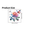 Pegatinas de inodoro extraíbles de PVC reacondicionadas Shangyi, pegatinas de pared impermeables con diseño de mariposas rosas de colores para baño, fabricantes transfronterizos al por mayor