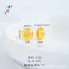 Pu Zuojiu no se desvanece arena dorada accesorios DIY amor rosa cuerno de la abundancia pulsera con cuentas pasantes collar con cuentas