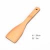 Juego de Pala y Cuchara de Bambú de Amazon Utensilios de Cocina Pala para Cocinar para Sartén Antiadherente Pala para Freír Cuchara para Arroz Doméstica Grabado Pala de Bambú y Madera